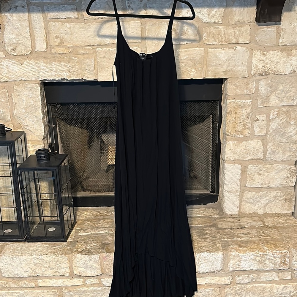 Black maxi dress